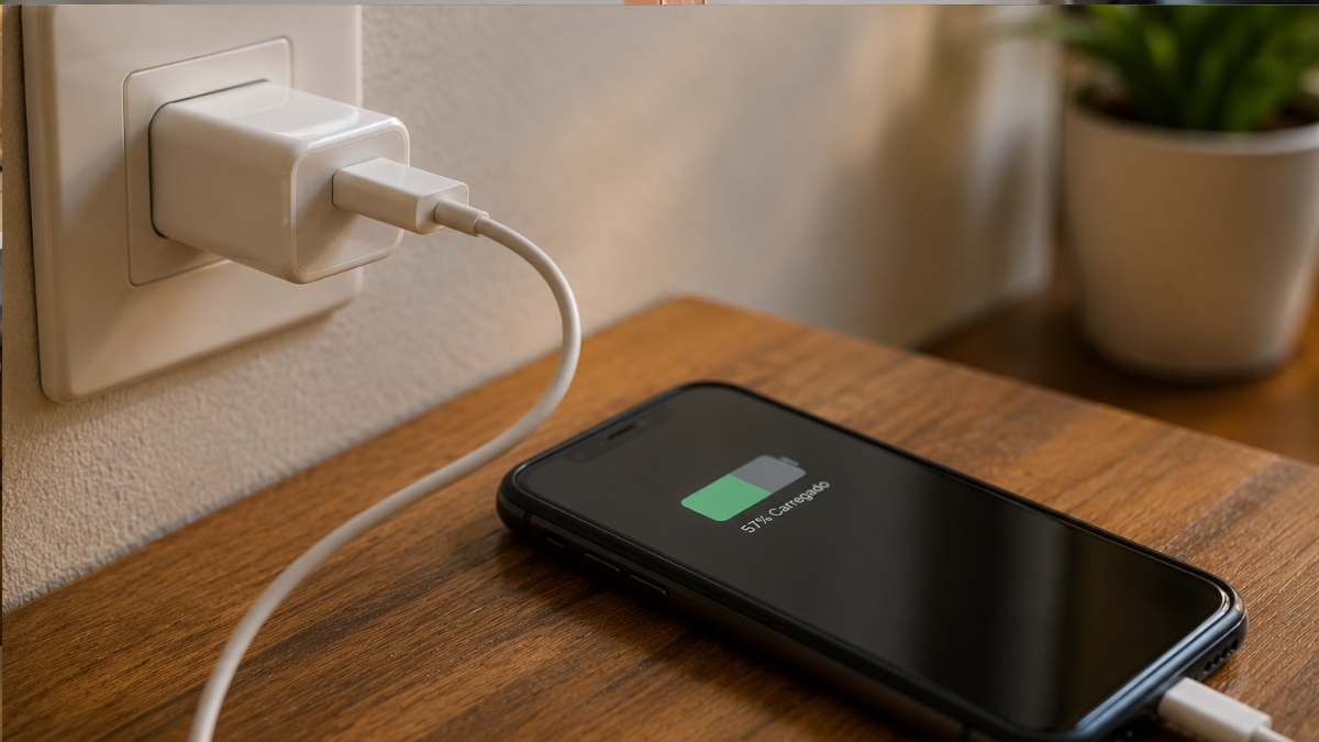 Celular mostra que está carregando, mas a porcentagem da bateria não aumenta