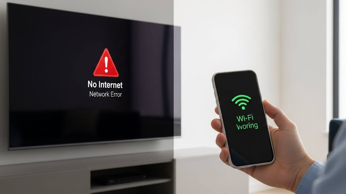 Wi-Fi funciona no celular, mas não na televisão: como resolver