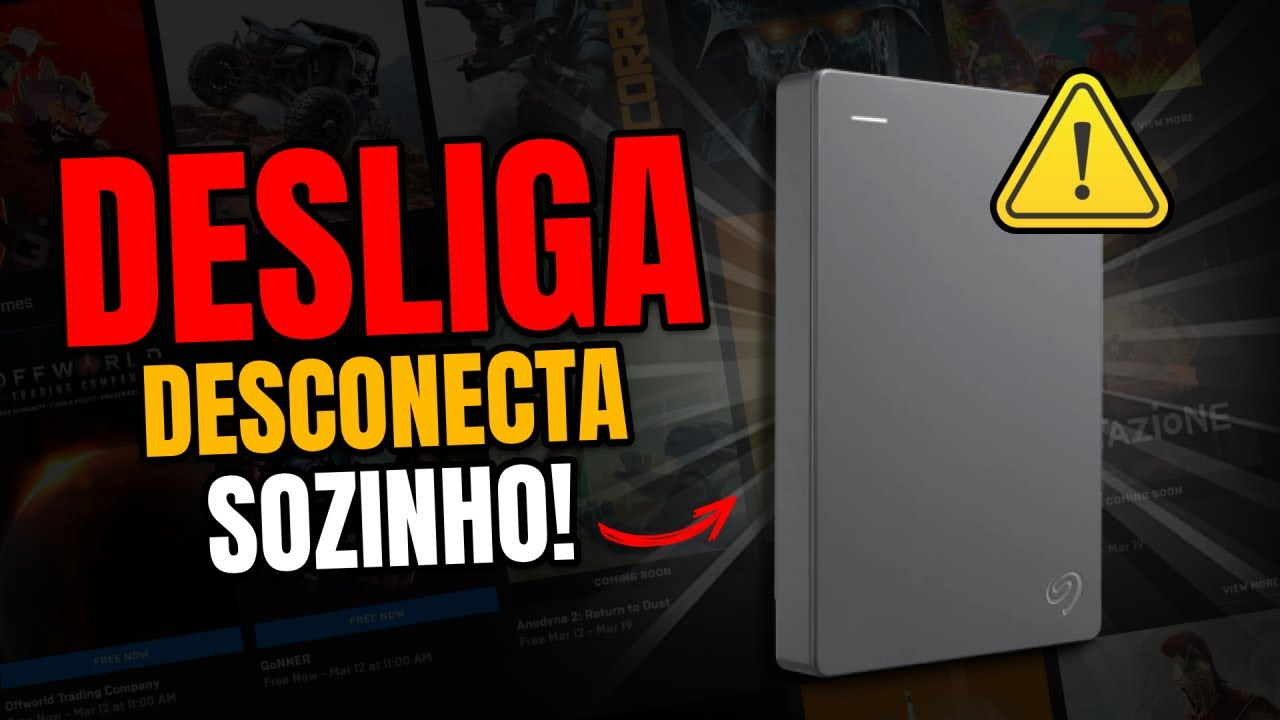 HD externo desconecta sozinho durante a transferência de arquivos: causas e como resolver