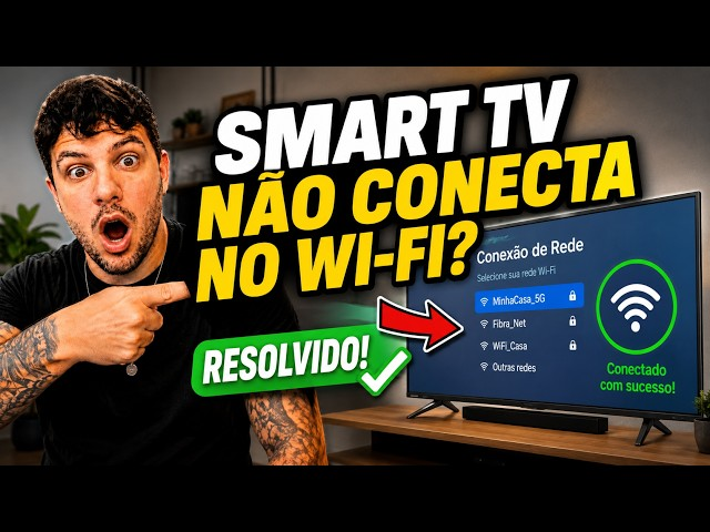 Smart TV não reconhece a rede Wi-Fi de 5 GHz: o que verificar